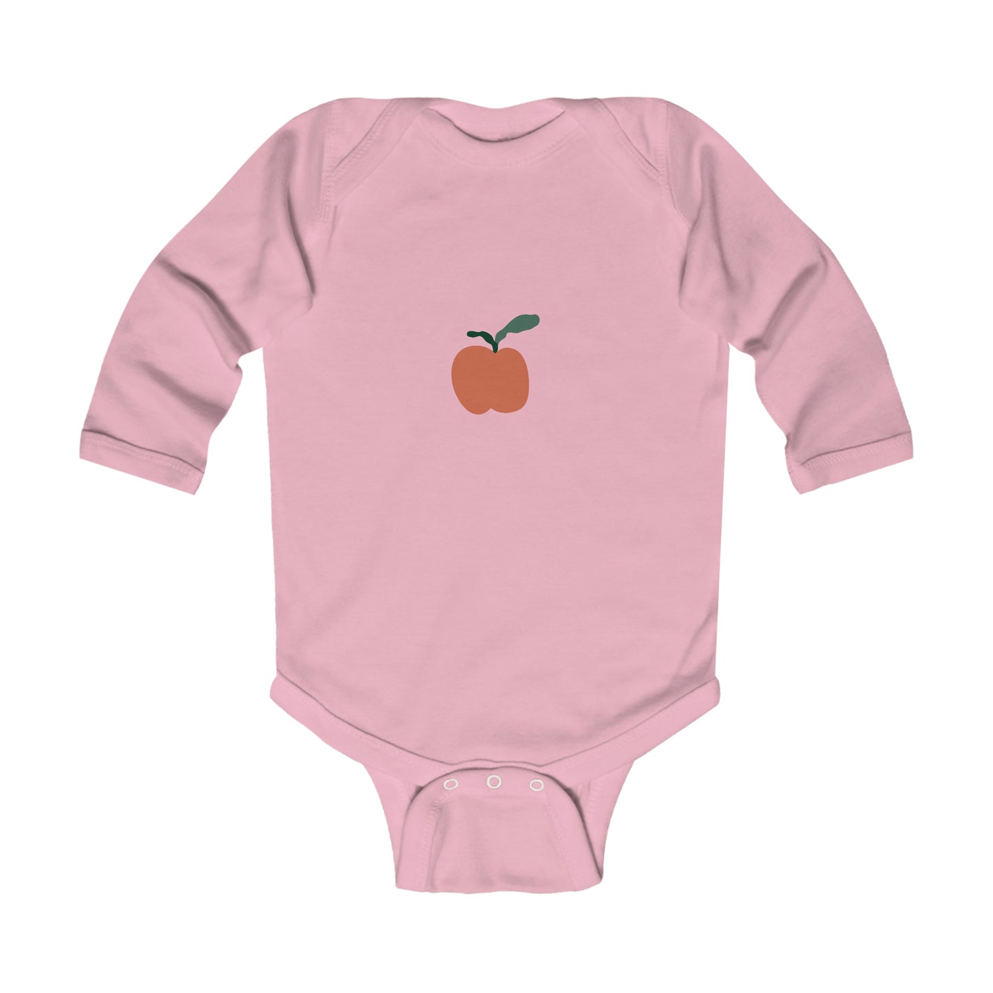 Apple - Infant Long Sleeve Bodysuit ~ Sharon Dawn Collection