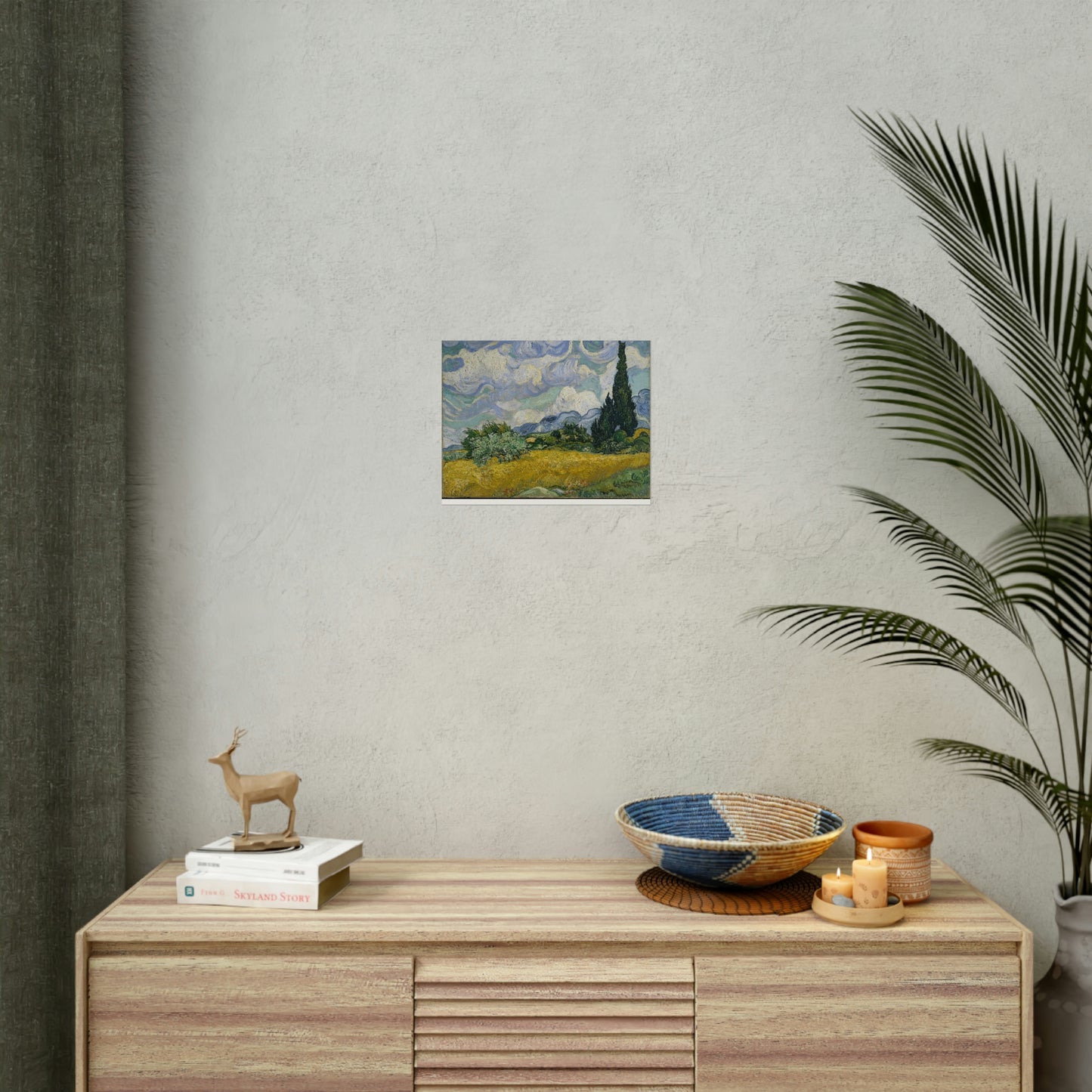 Wheat Field with Cypresses - Vincent Van Gogh - Rolled Posters