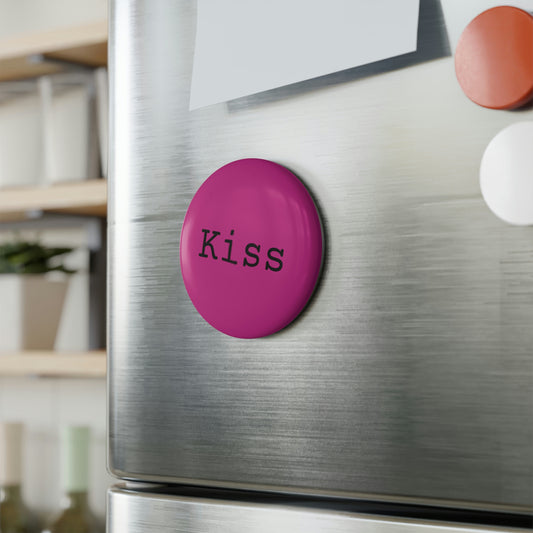 Kiss - Button Magnet, Round ~ Sharon Dawn Collection