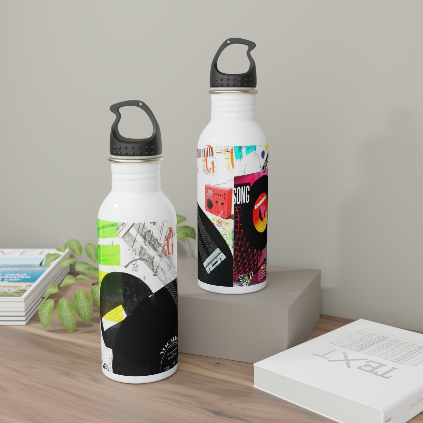 My Music Diary - Stainless Steel Water Bottle ~ Sharon Dawn Collection - Limited Edition