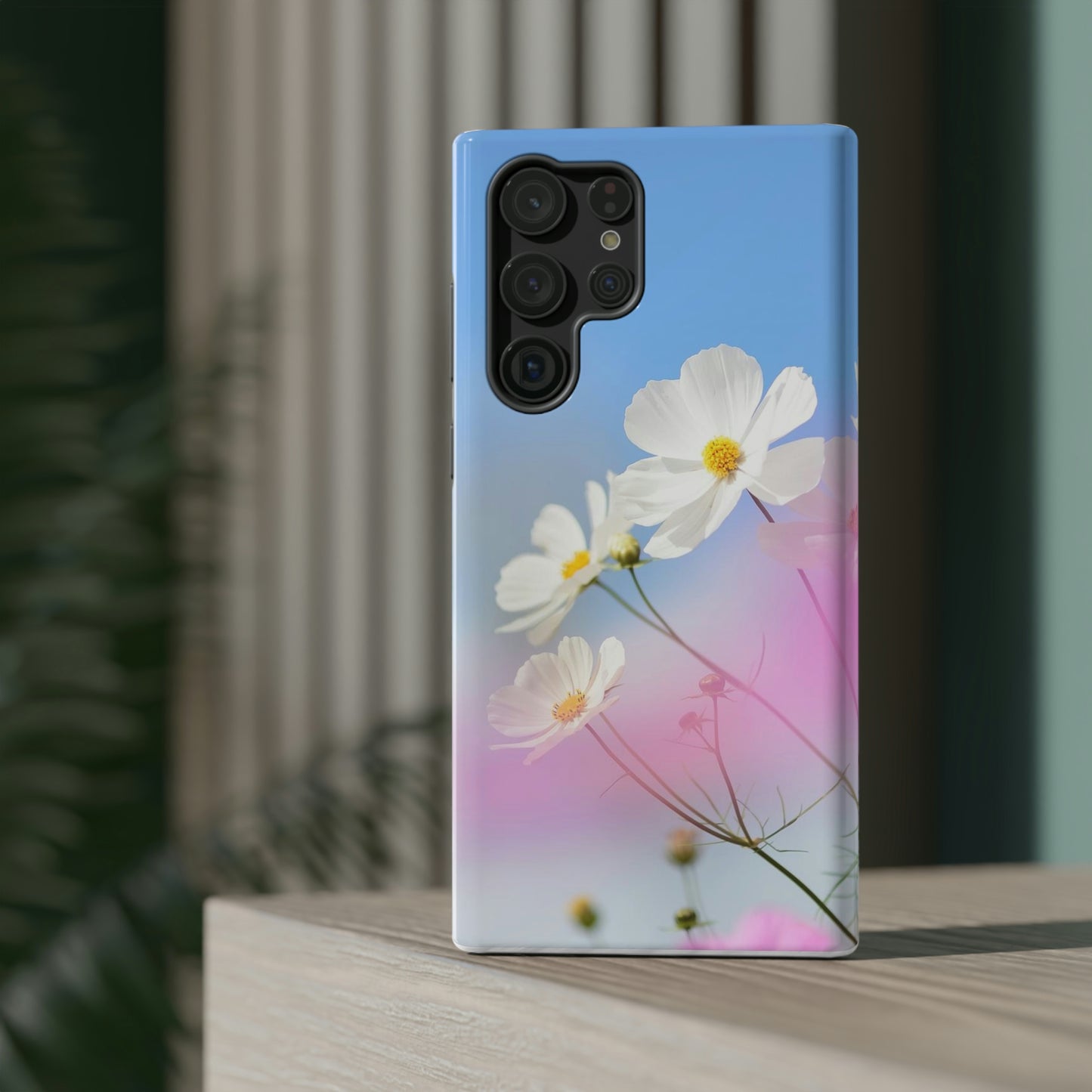 White Flowers - Impact-Resistant Cases - Phone Case