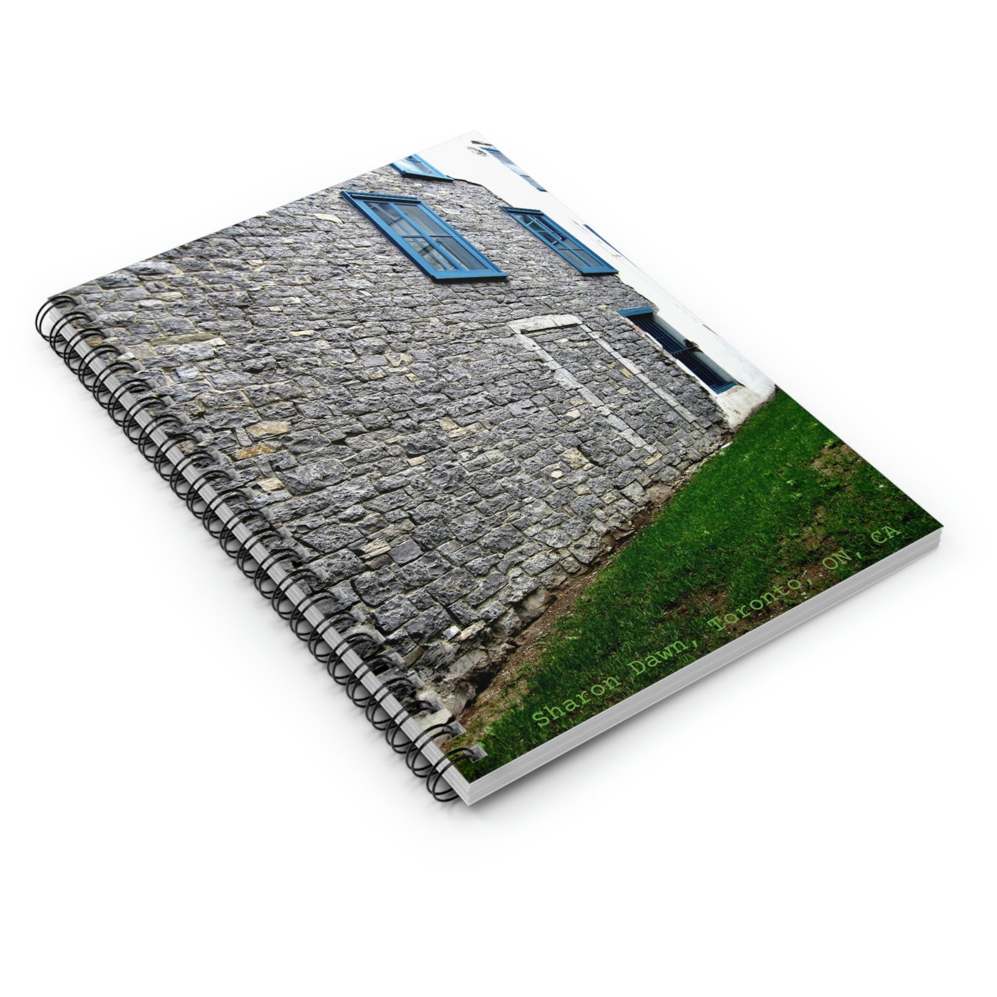 Rustic Wall - Spiral Notebook - Ruled Line ~ Sharon Dawn Collection