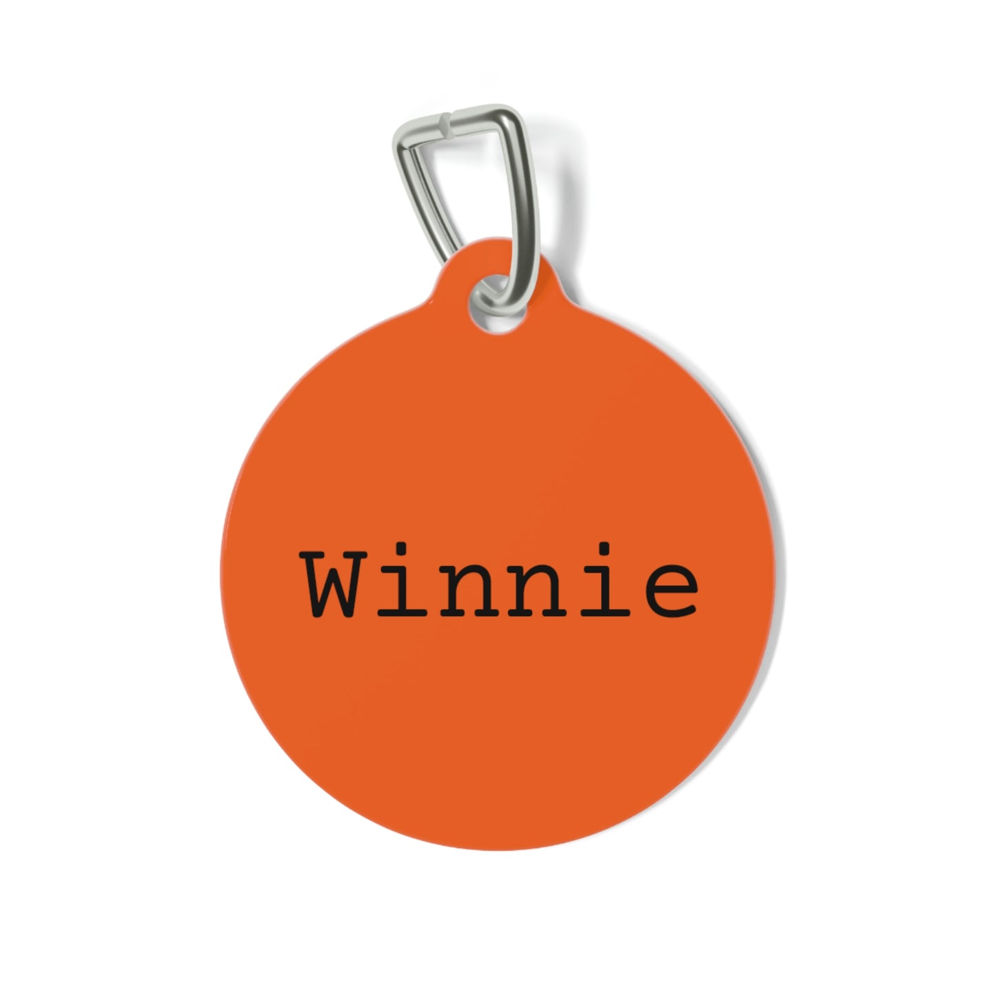 Orange Customizable - Pet Tag ~ Sharon Dawn Collection