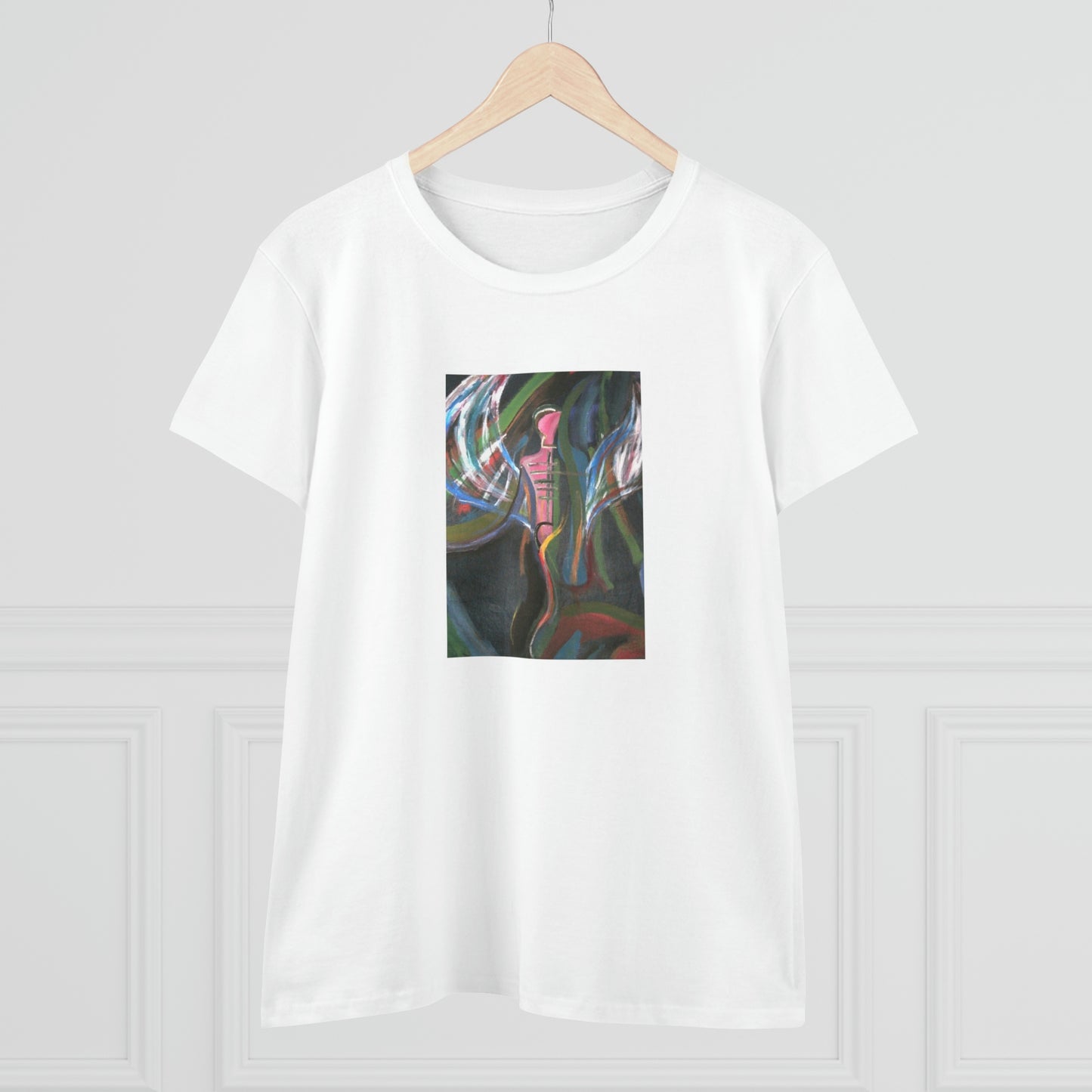 Angel - Women's Midweight Cotton Tee ~ Sharon Dawn Collection