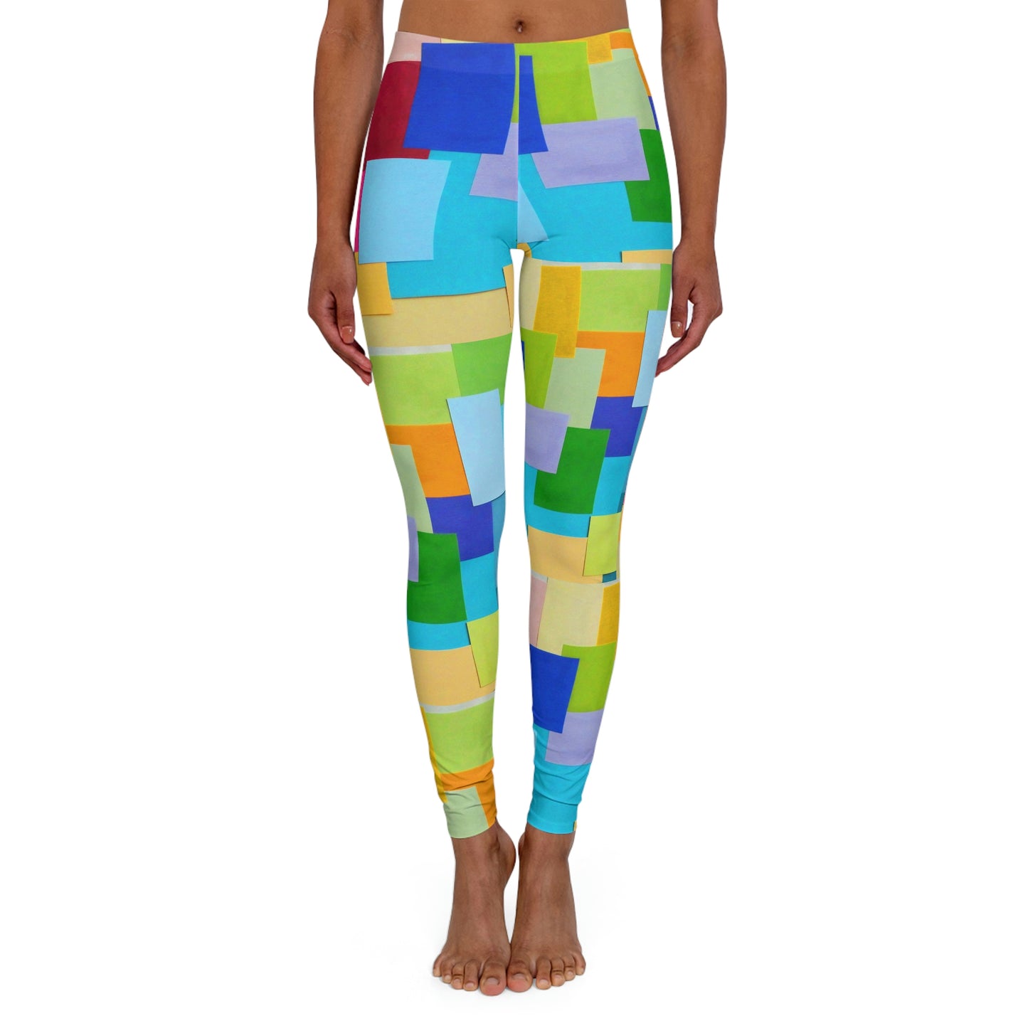 Technicolour TV - Women's Spandex Leggings (AOP) ~ Sharon Dawn Collection