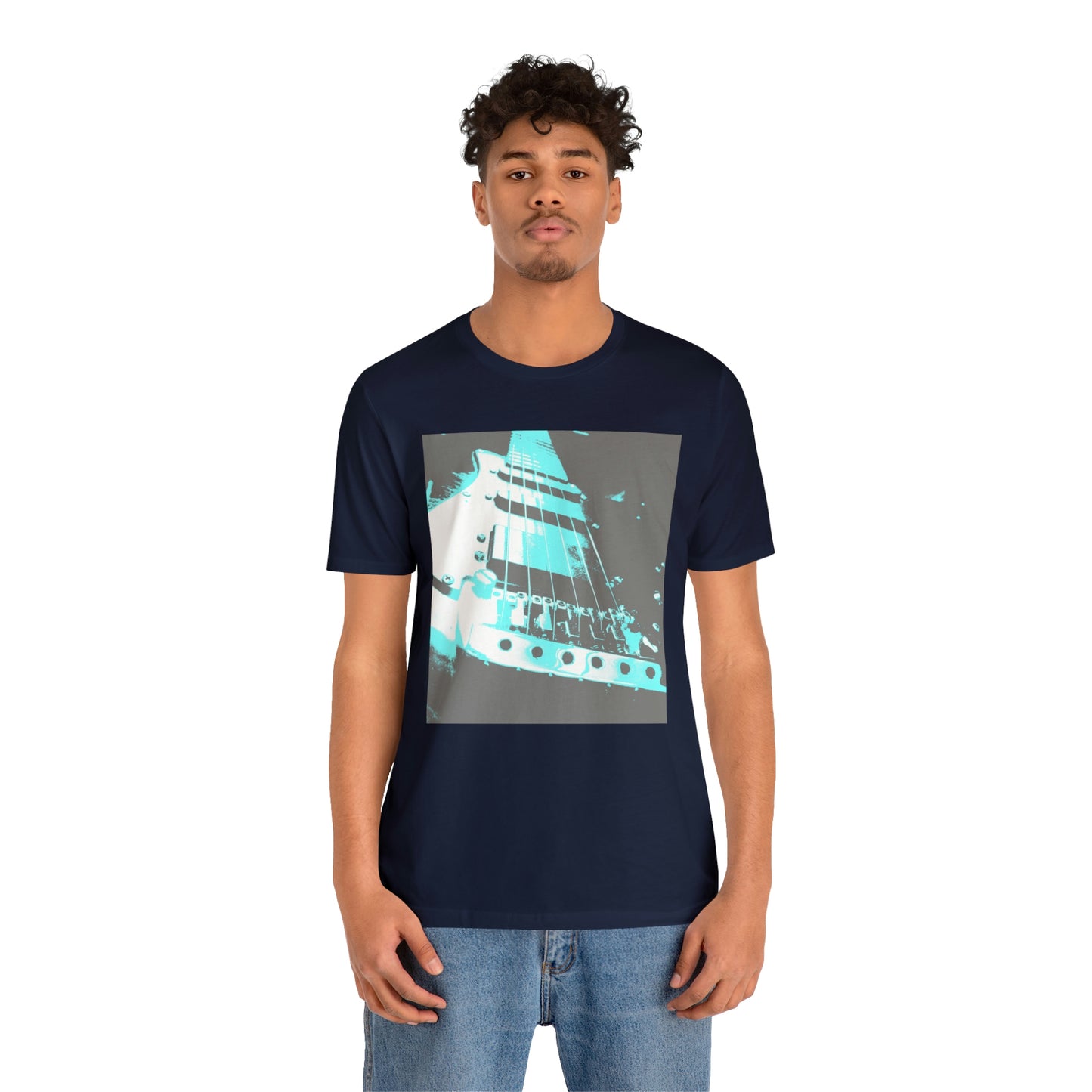 Blue Guitar - Unisex Jersey Short Sleeve Tee ~ Sharon Dawn Collection
