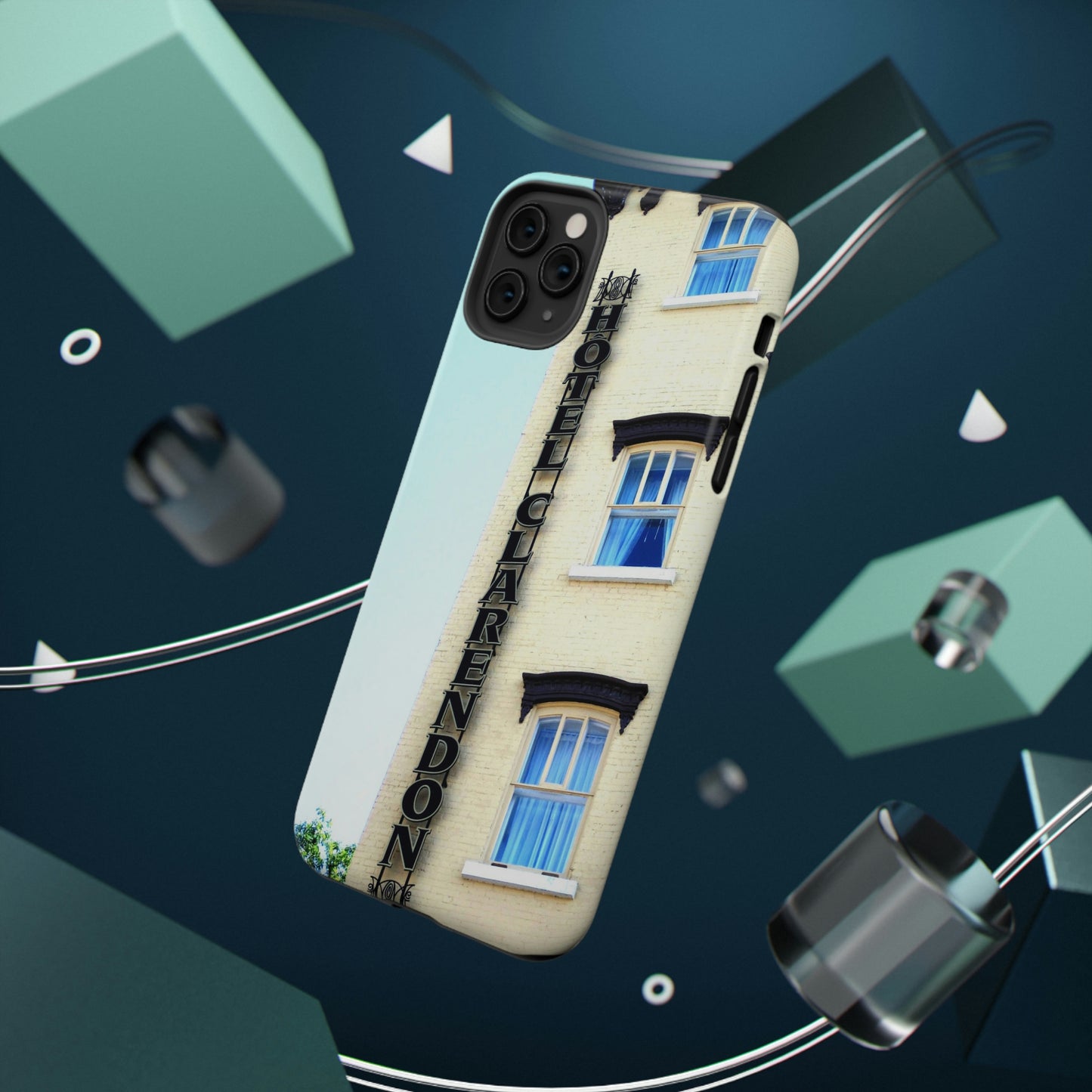 Hotel Clarendon - Phone Case - Impact-Resistant Cases ~ Sharon Dawn Collection
