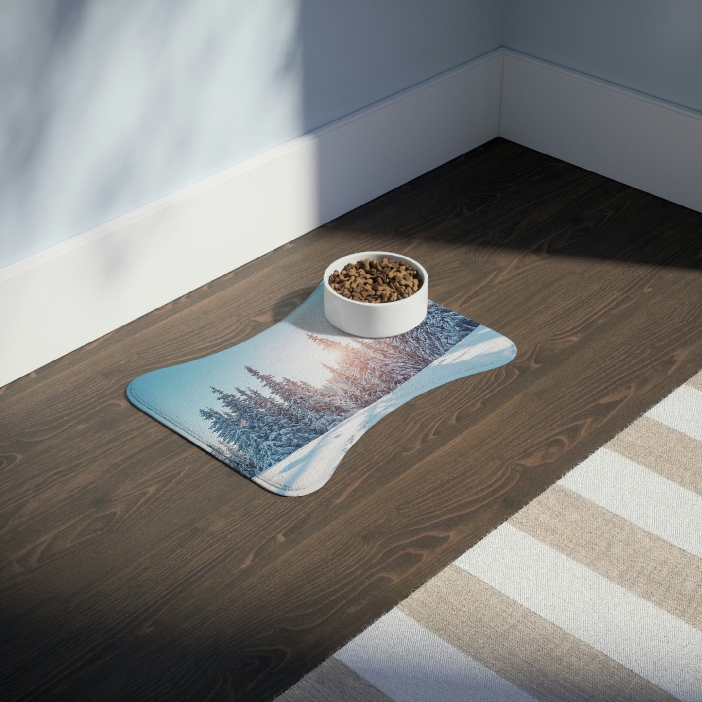 Snowscape - Pet Feeding Mats
