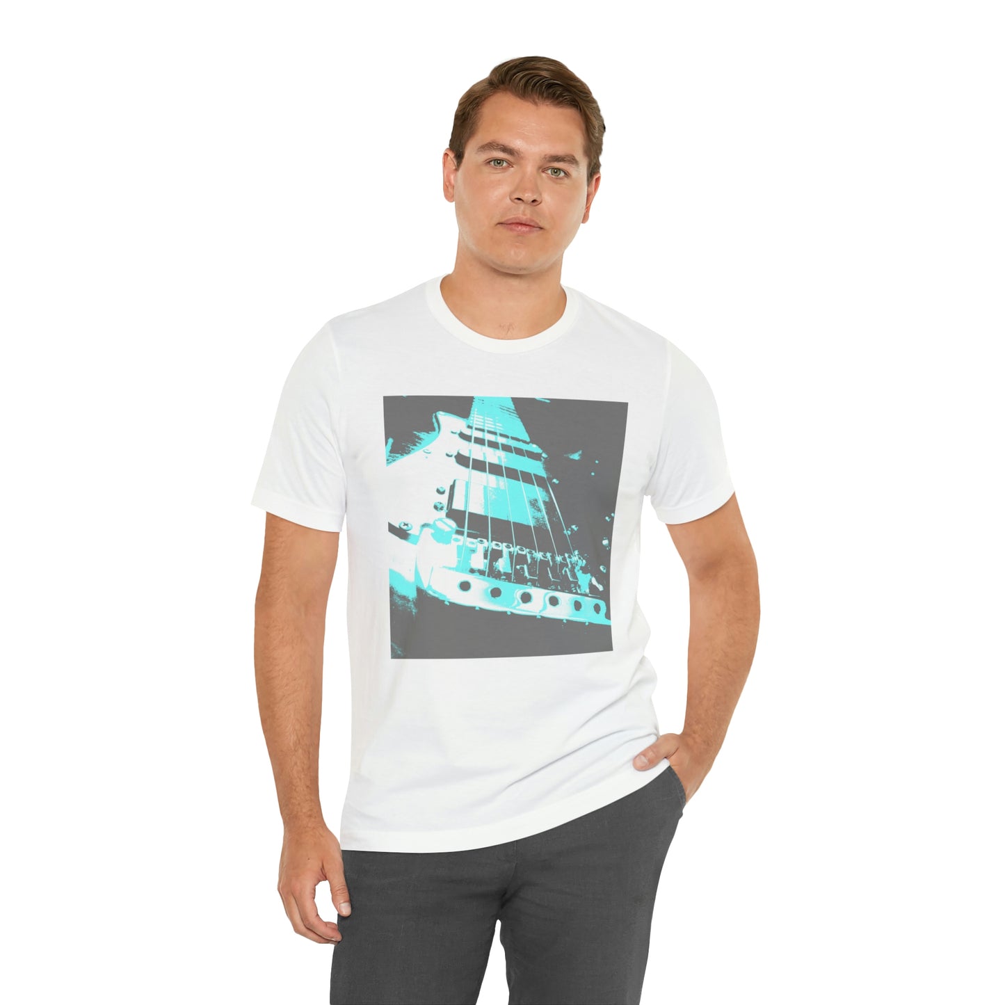Blue Guitar - Unisex Jersey Short Sleeve Tee ~ Sharon Dawn Collection