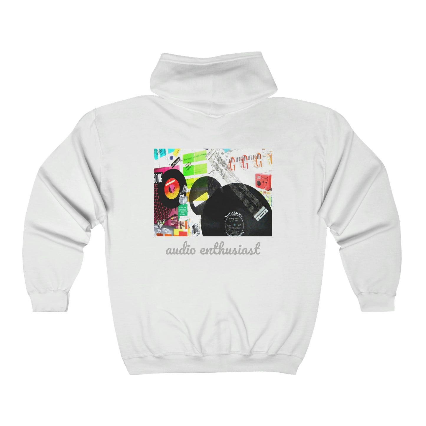 Audio Enthusiast - Unisex Heavy Blend™ Full Zip Hooded Sweatshirt ~ Sharon Dawn Collection