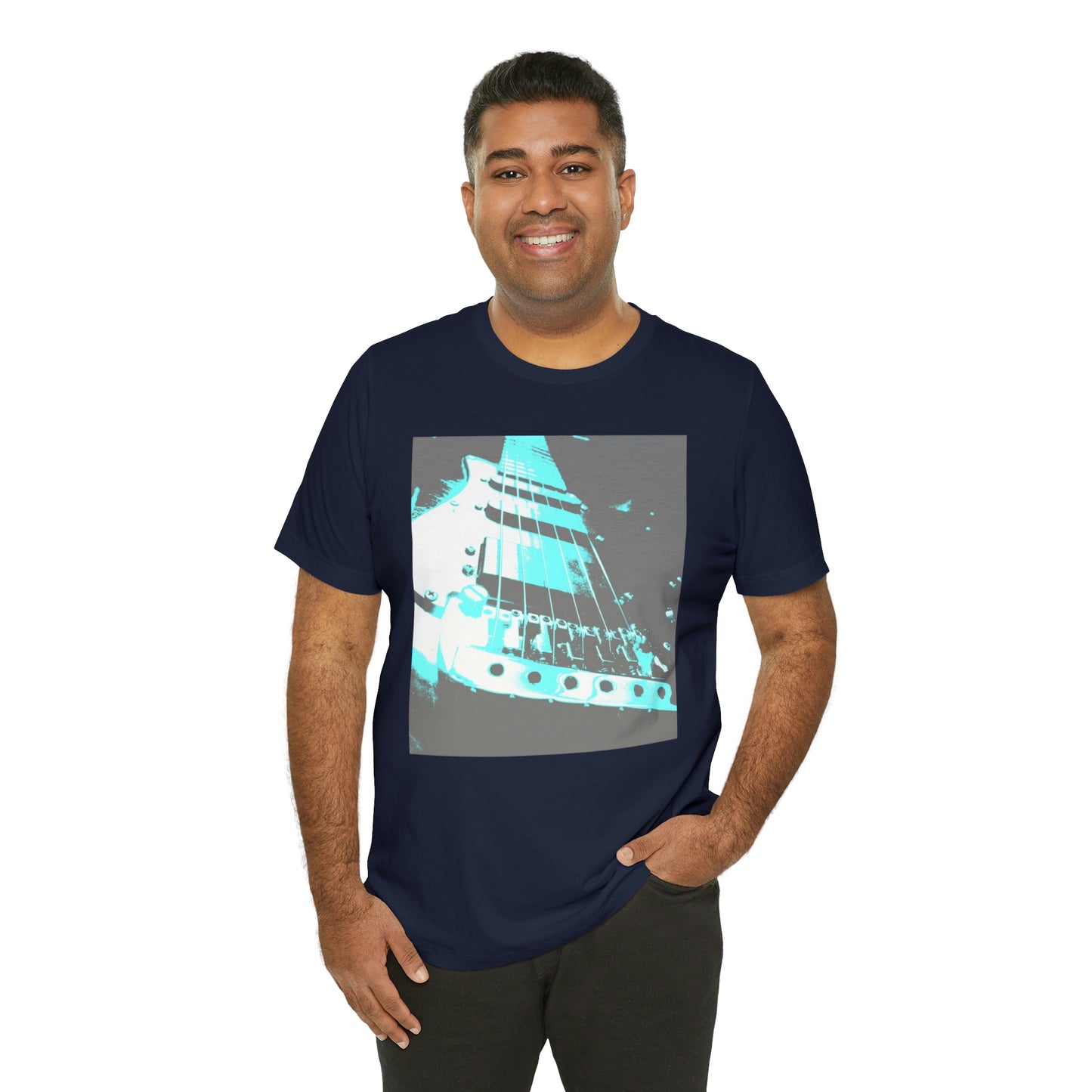 Blue Guitar - Unisex Jersey Short Sleeve Tee ~ Sharon Dawn Collection