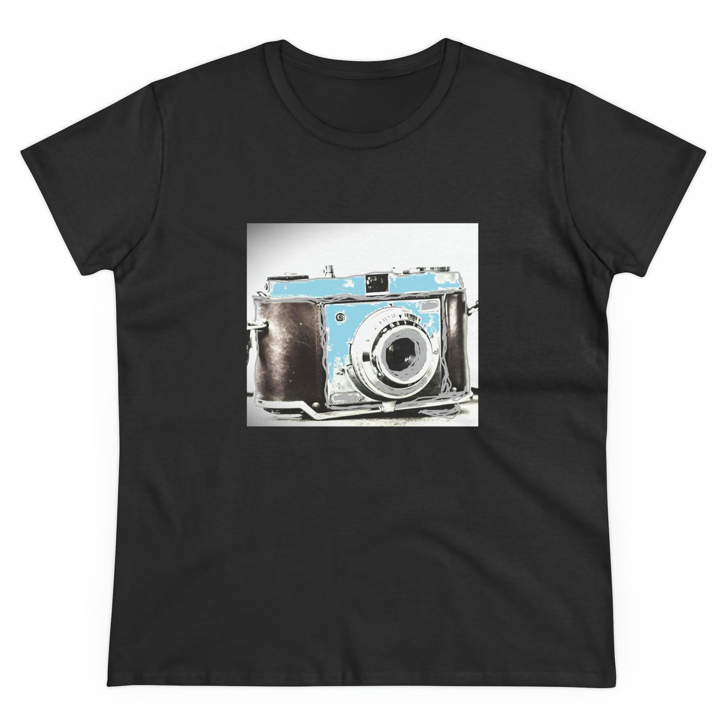 Vintage Camera - Women's Midweight Cotton Tee ~ Sharon Dawn Collection