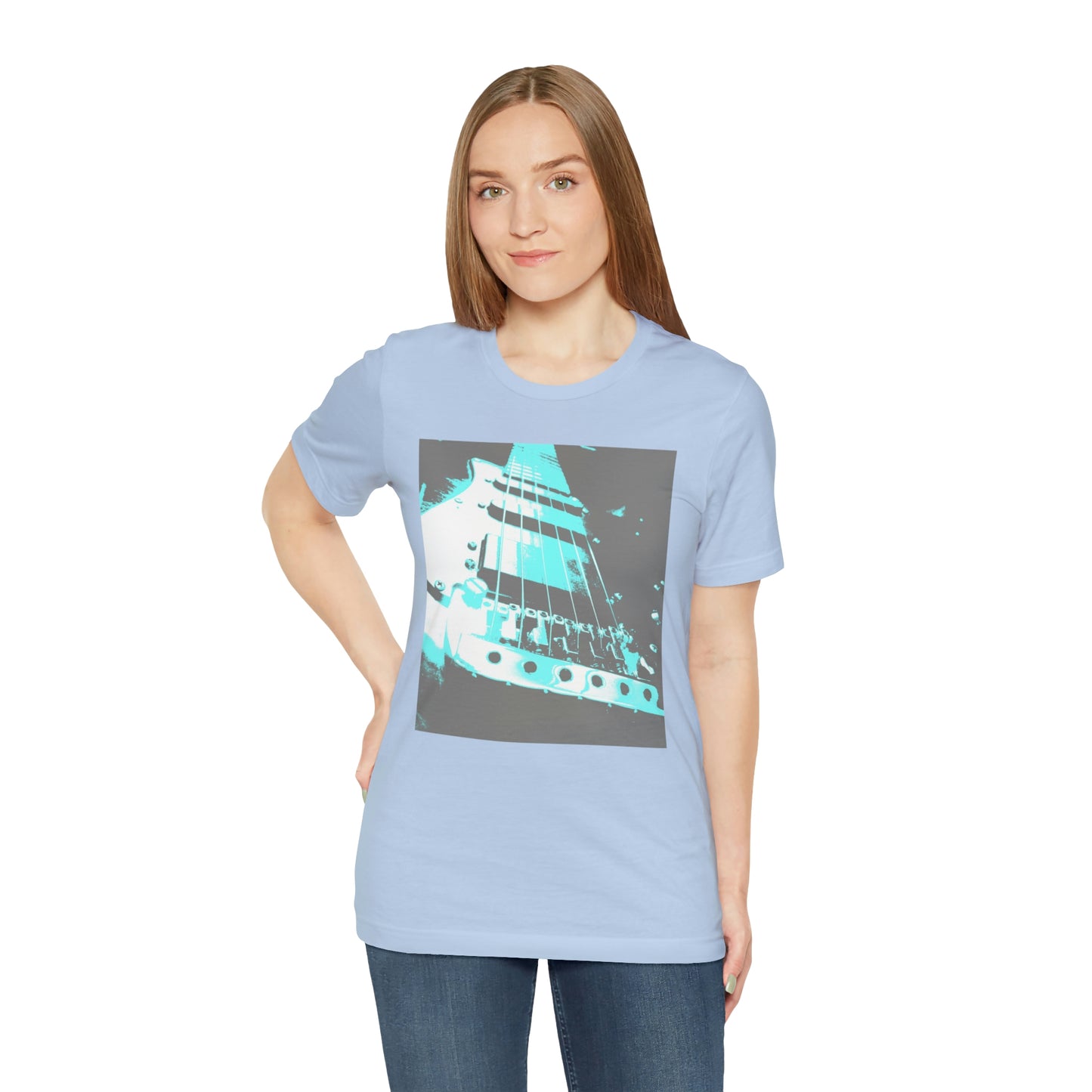 Blue Guitar - Unisex Jersey Short Sleeve Tee ~ Sharon Dawn Collection