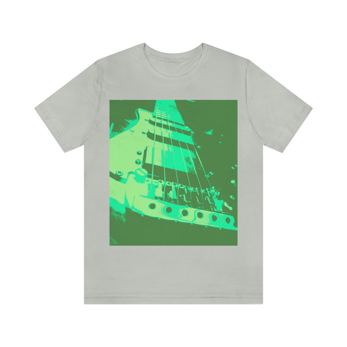 Mint Guitar - Unisex Jersey Short Sleeve Tee ~ Sharon Dawn Collection