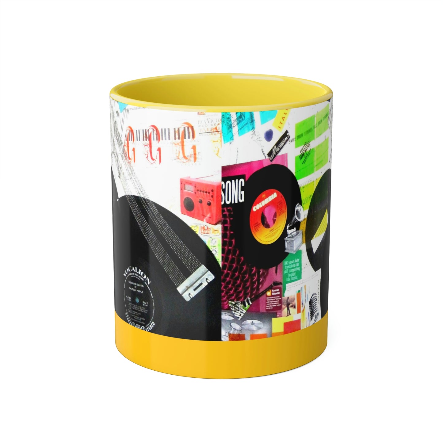 My Music Diary - Accent Mugs, 11oz ~ Sharon Dawn Collection - Limited Edition