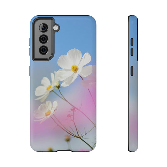 White Flowers - Impact-Resistant Cases - Phone Case