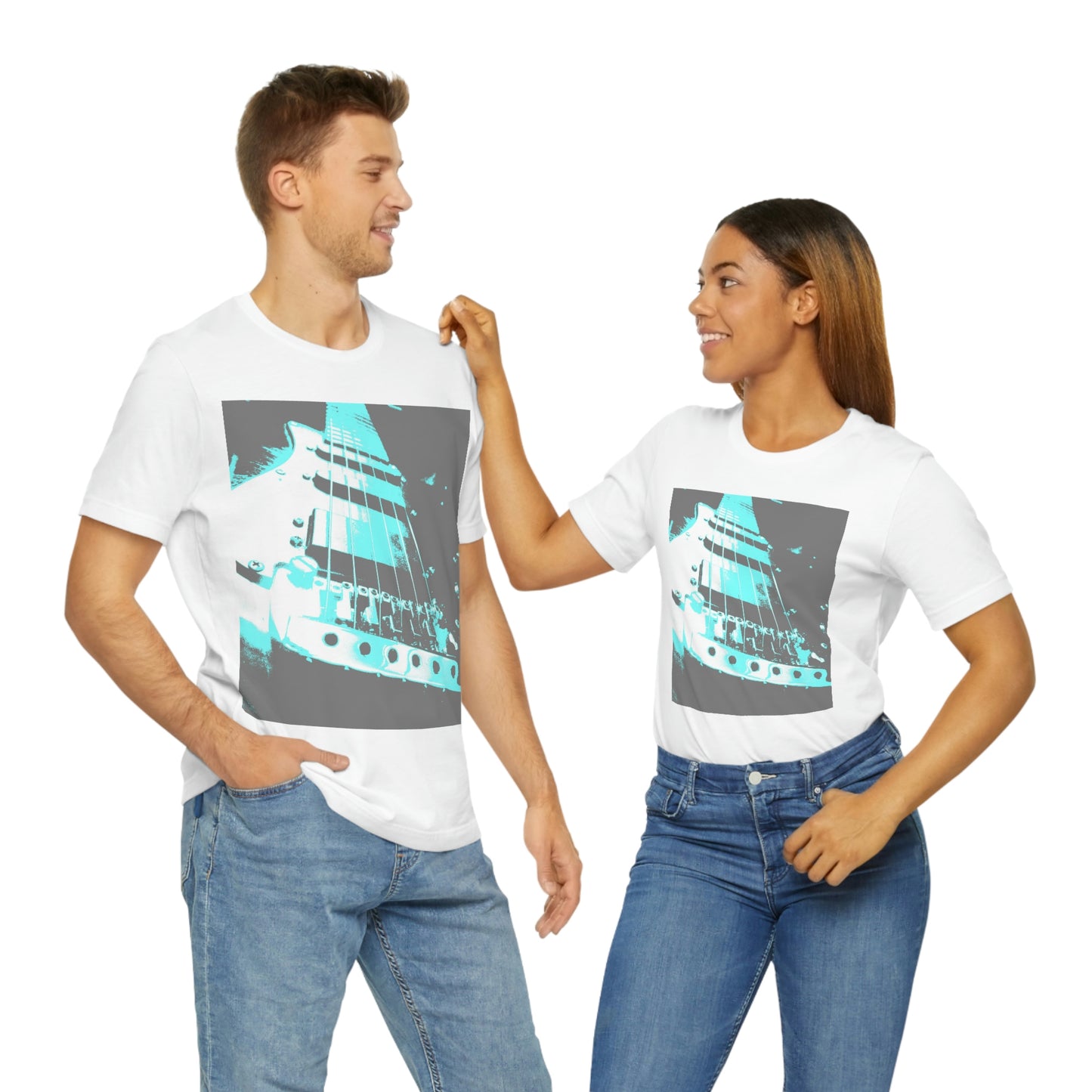 Blue Guitar - Unisex Jersey Short Sleeve Tee ~ Sharon Dawn Collection