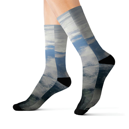 Reflection - Sublimation Socks ~ Sharon Dawn Collection