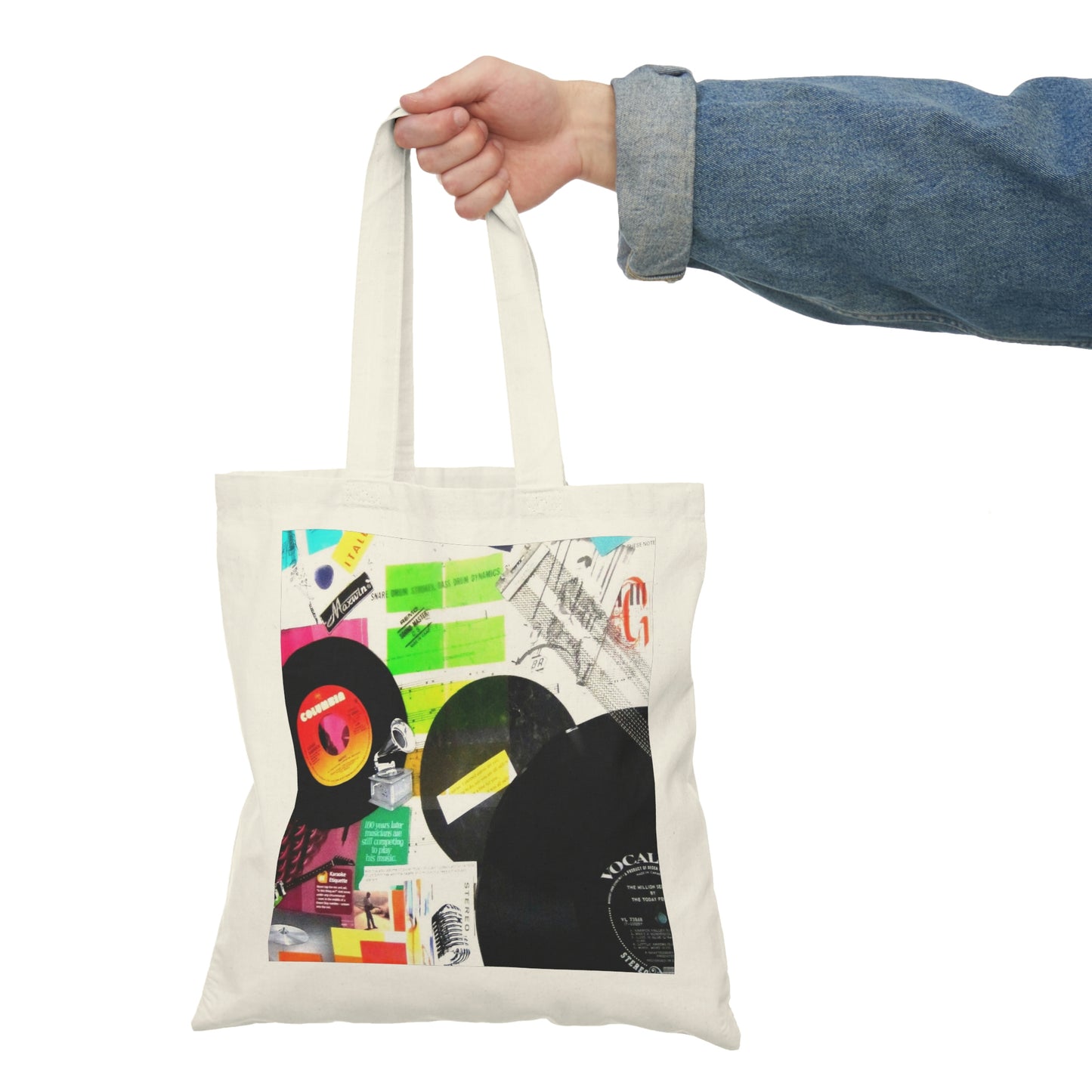 My Music Diary - Natural Tote Bag ~ Sharon Dawn Collection