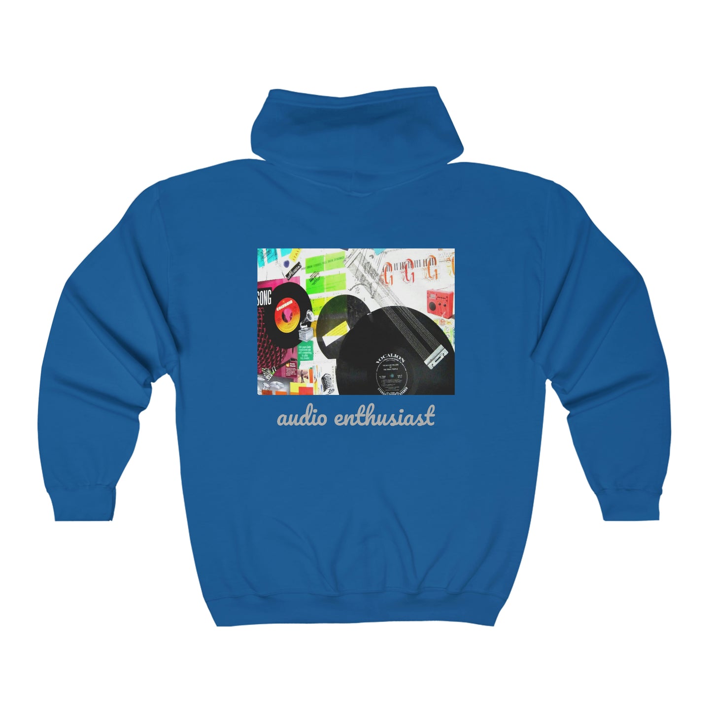 Audio Enthusiast - Unisex Heavy Blend™ Full Zip Hooded Sweatshirt ~ Sharon Dawn Collection