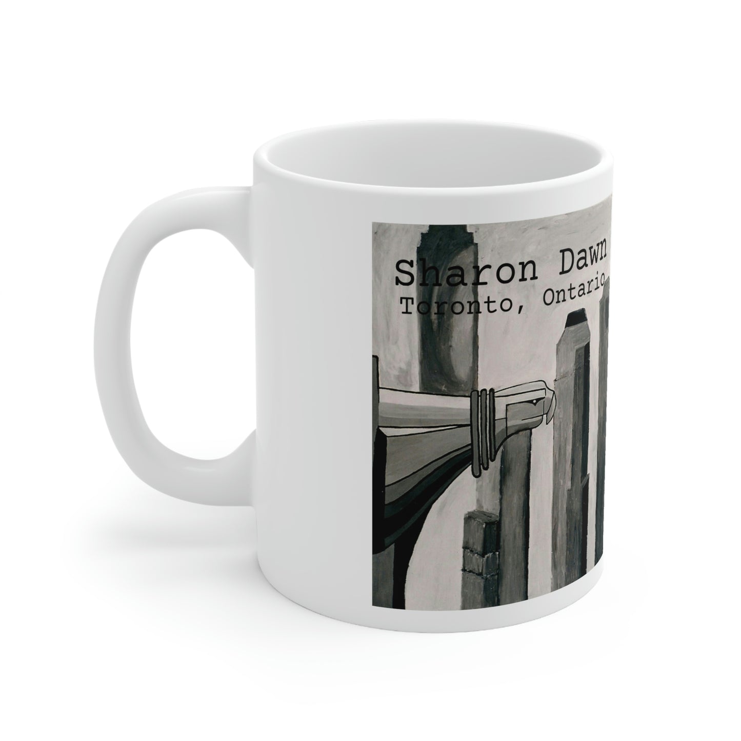 Chrysler Building NYC - Painting - Ceramic Mug 11oz ~ Sharon Dawn Collection - Limited Edition