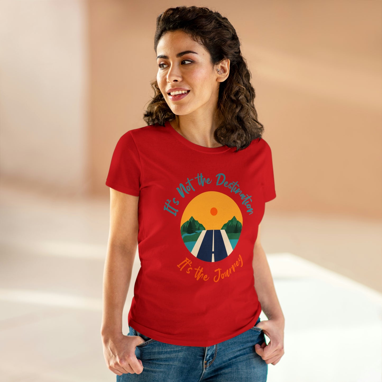 Journey - Women's Midweight Cotton Tee ~ Sharon Dawn Collection