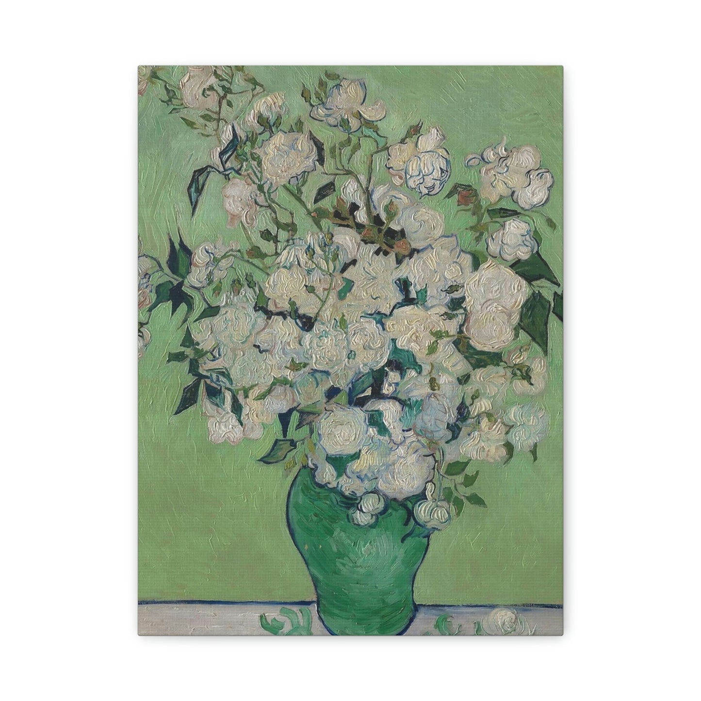 Roses - Vincent Van Gogh - 1890 - Classic Canvas