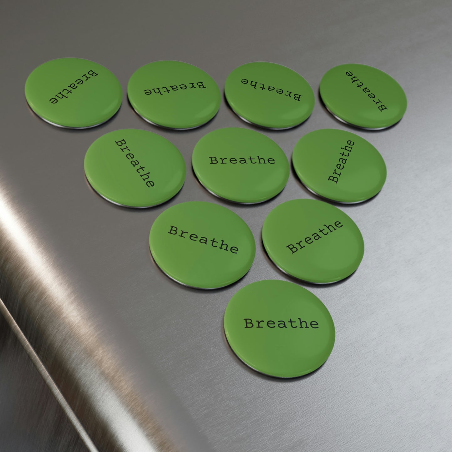 Breathe - Button Magnet, Round ~ Sharon Dawn Collection