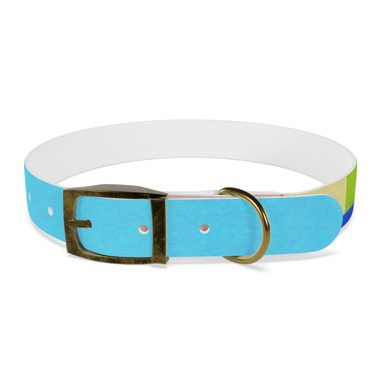 Technicolour Blue - Dog Collar ~ Sharon Dawn Collection