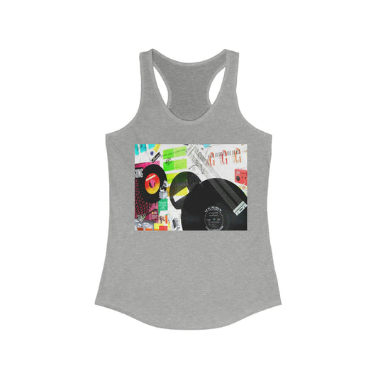 My Music Diary - Women's Ideal Racerback Tank ~ Sharon Dawn Collection