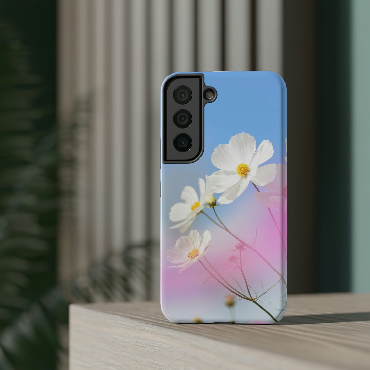 White Flowers - Impact-Resistant Cases - Phone Case