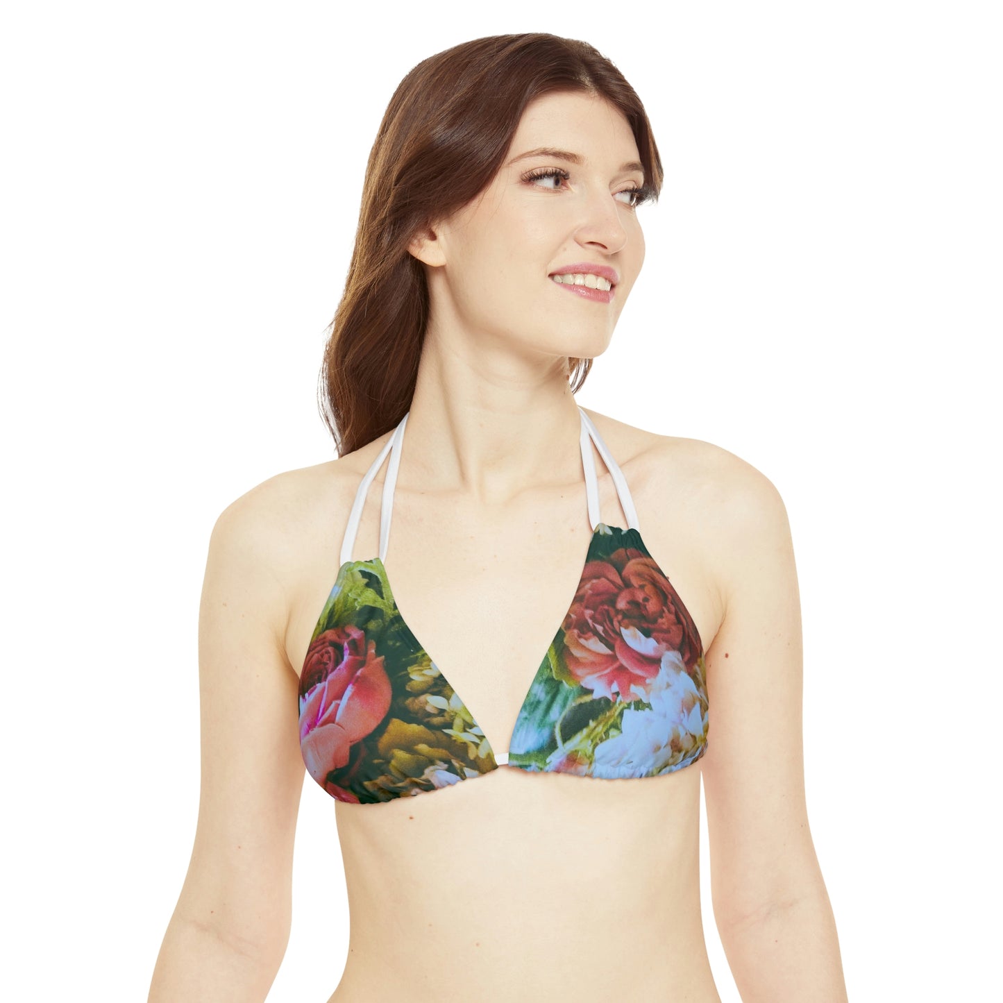 Romantic Floral - Strappy Bikini Set ~ Sharon Dawn Collection