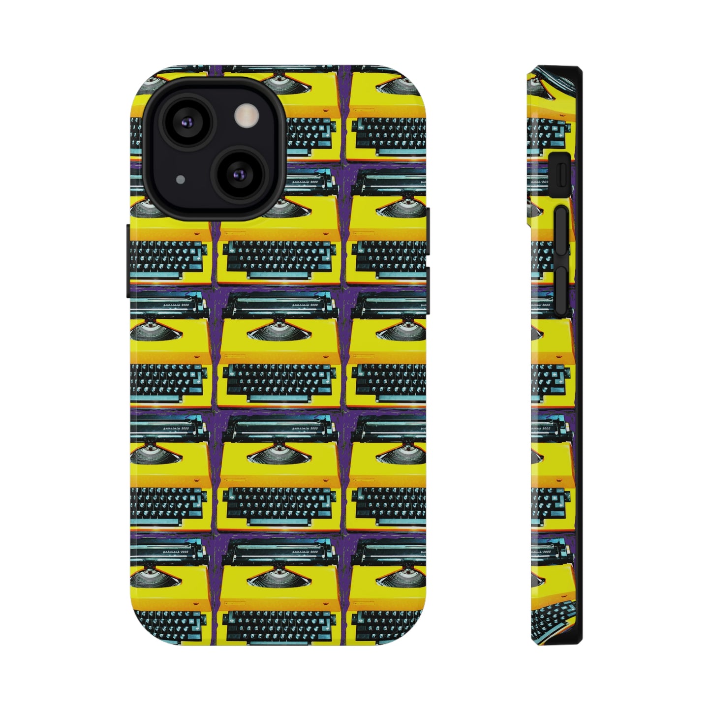 Yellow Typewriter - Impact-Resistant Cases - Phone Case ~ Sharon Dawn Collection -Limited Edition