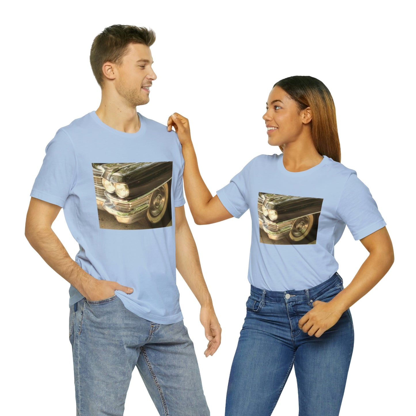 Vintage Car on a Summer Day - Unisex Jersey Short Sleeve Tee ~ Sharon Dawn Collection