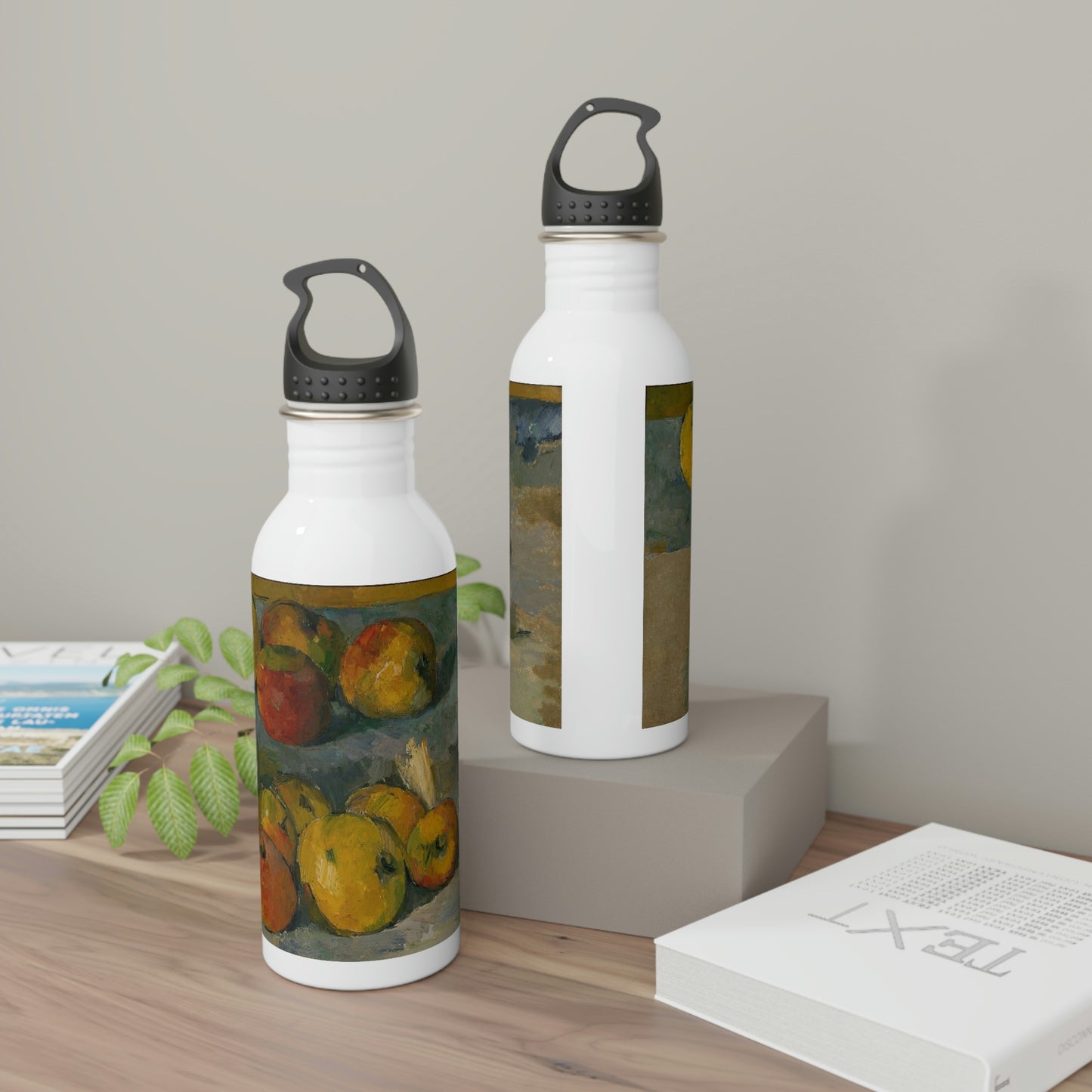 Apples - Cezanne - 1878 - Stainless Steel Water Bottle - Limited Edition
