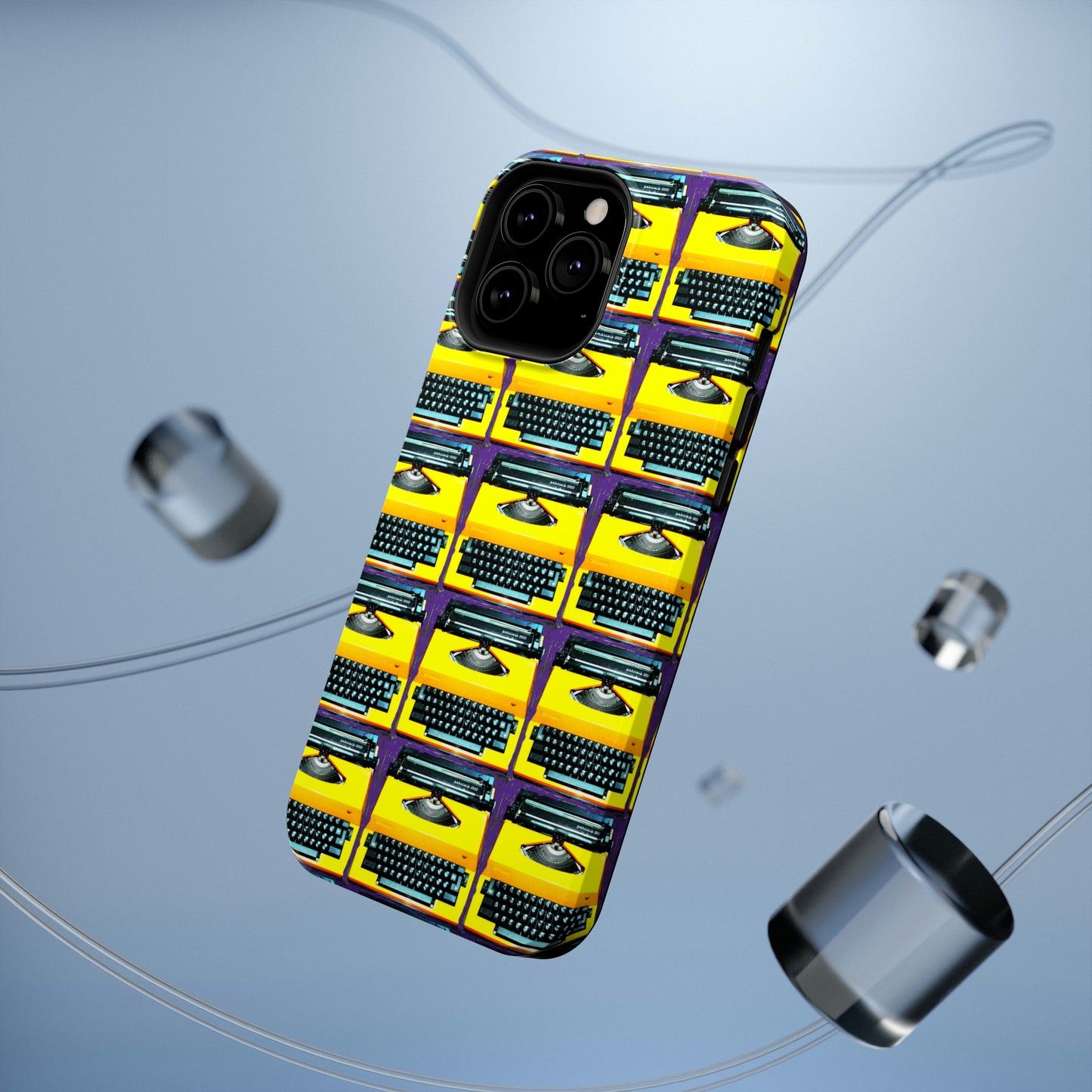 Yellow Typewriter - Impact-Resistant Cases - Phone Case ~ Sharon Dawn Collection -Limited Edition