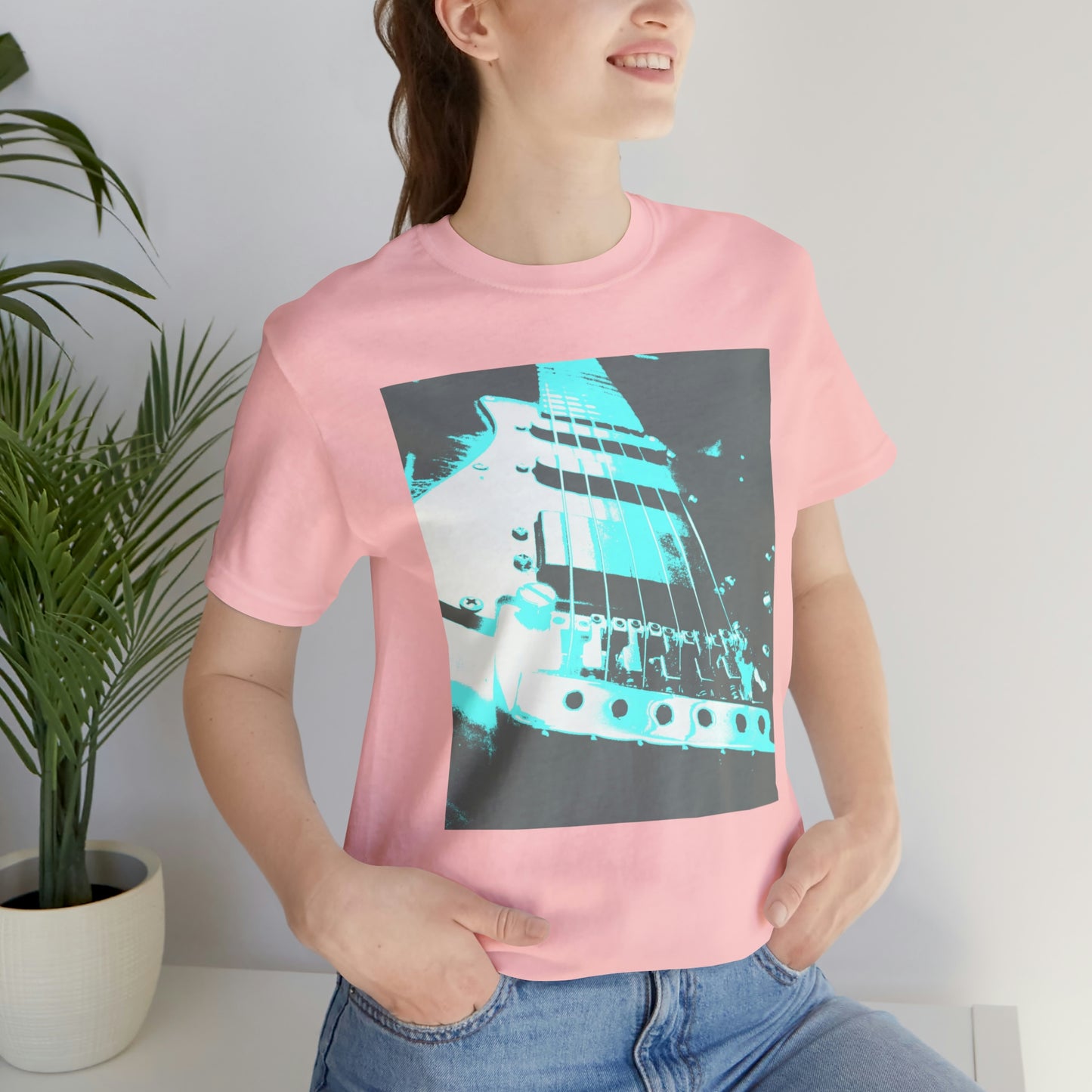 Blue Guitar - Unisex Jersey Short Sleeve Tee ~ Sharon Dawn Collection
