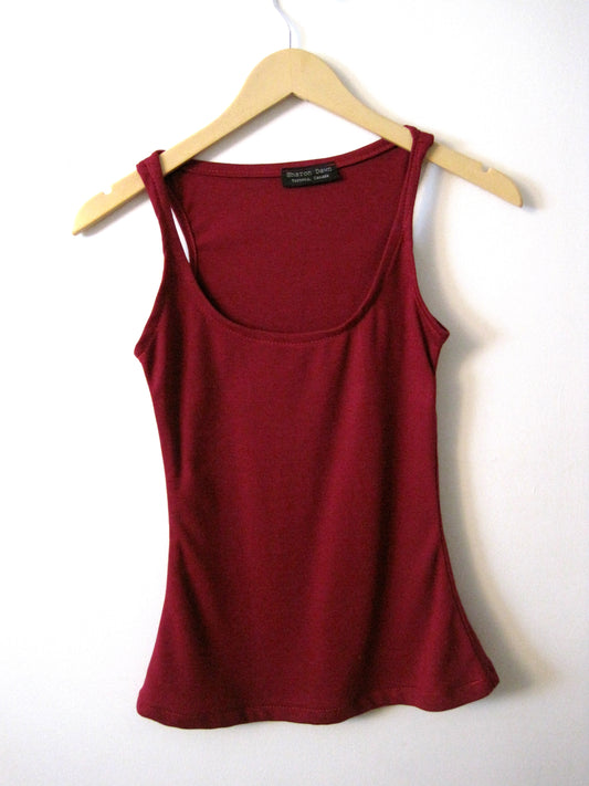 Red Cotton Tank Top ~ Sharon Dawn Collection