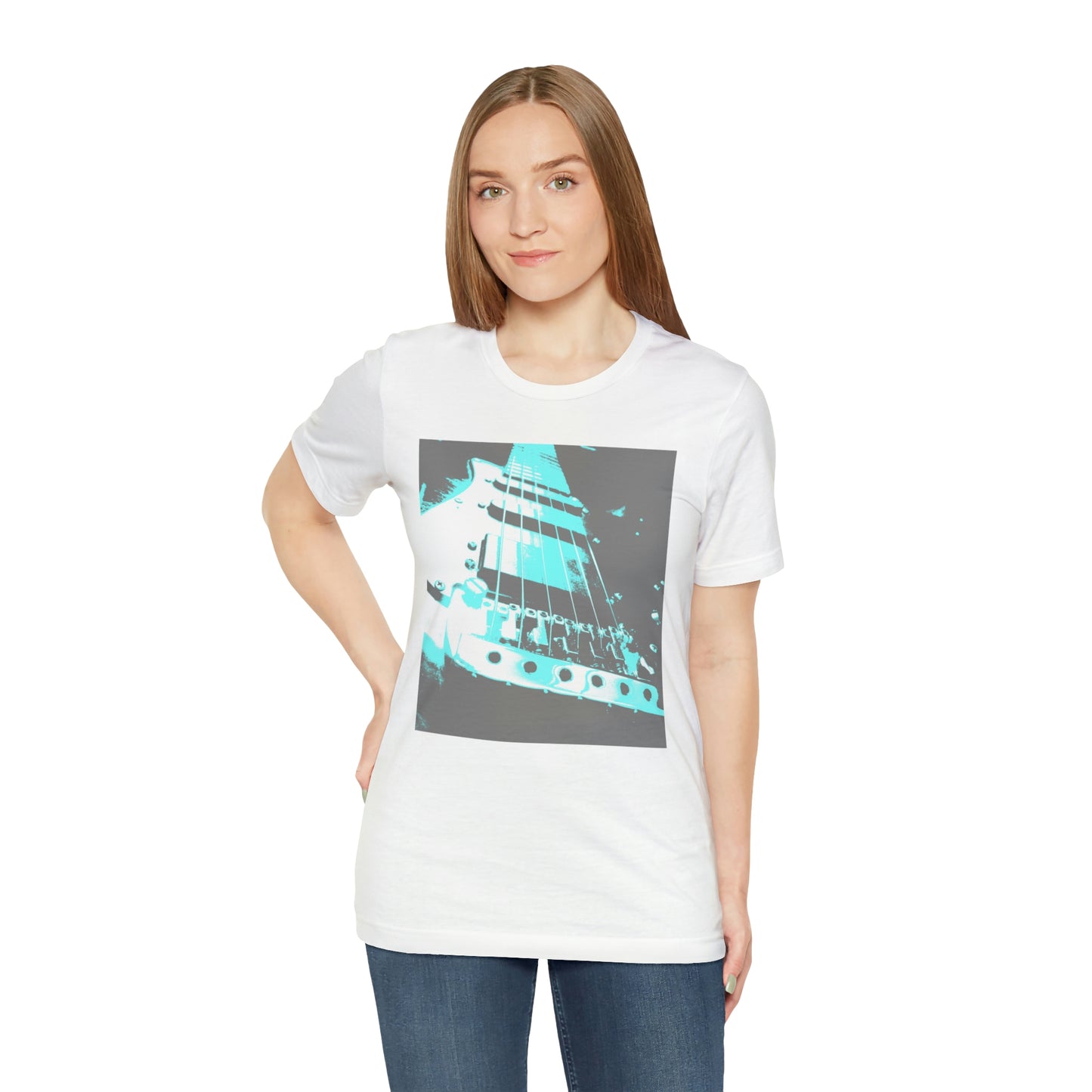 Blue Guitar - Unisex Jersey Short Sleeve Tee ~ Sharon Dawn Collection