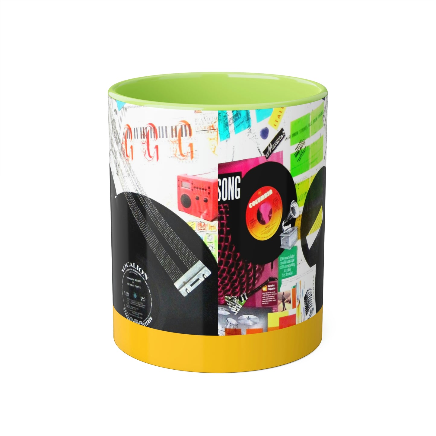 My Music Diary - Accent Mugs, 11oz ~ Sharon Dawn Collection - Limited Edition