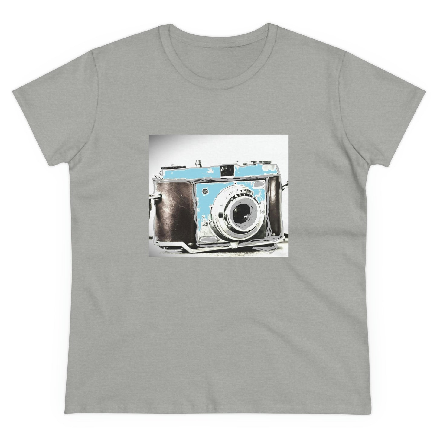 Vintage Camera - Women's Midweight Cotton Tee ~ Sharon Dawn Collection