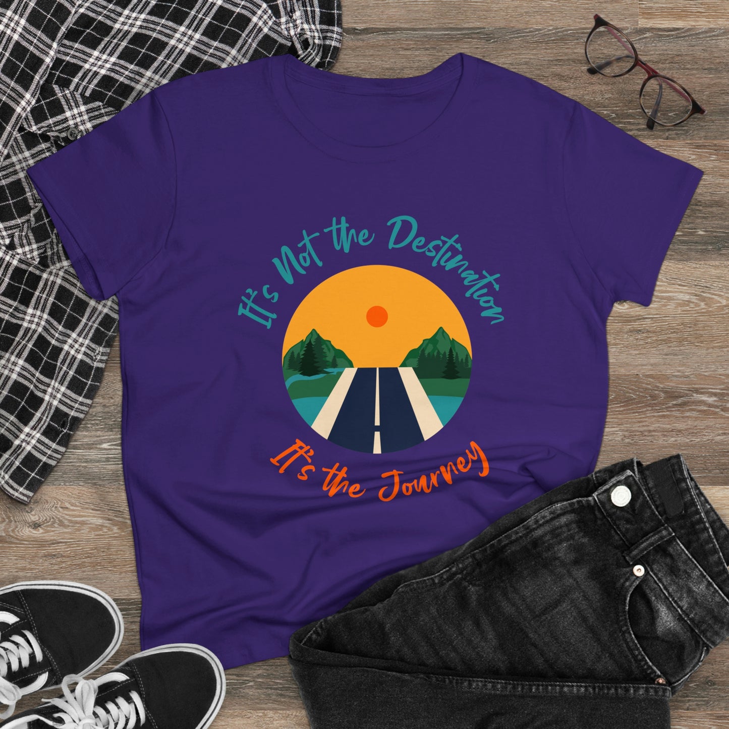 Journey - Women's Midweight Cotton Tee ~ Sharon Dawn Collection