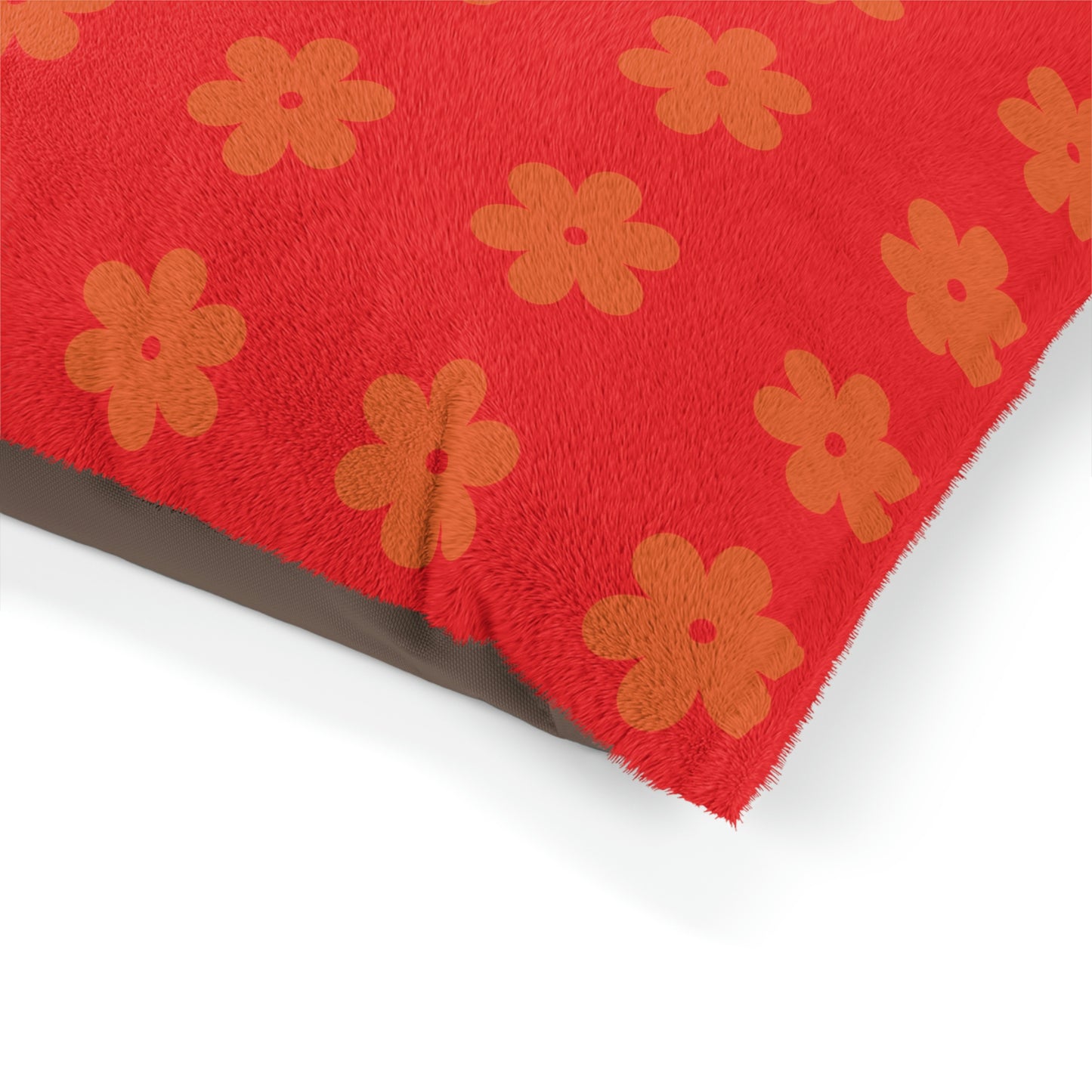 Orange Flower - Pet Bed ~ Sharon Dawn Collection