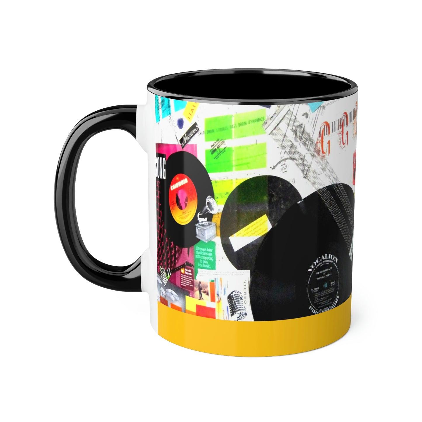My Music Diary - Accent Mugs, 11oz ~ Sharon Dawn Collection - Limited Edition