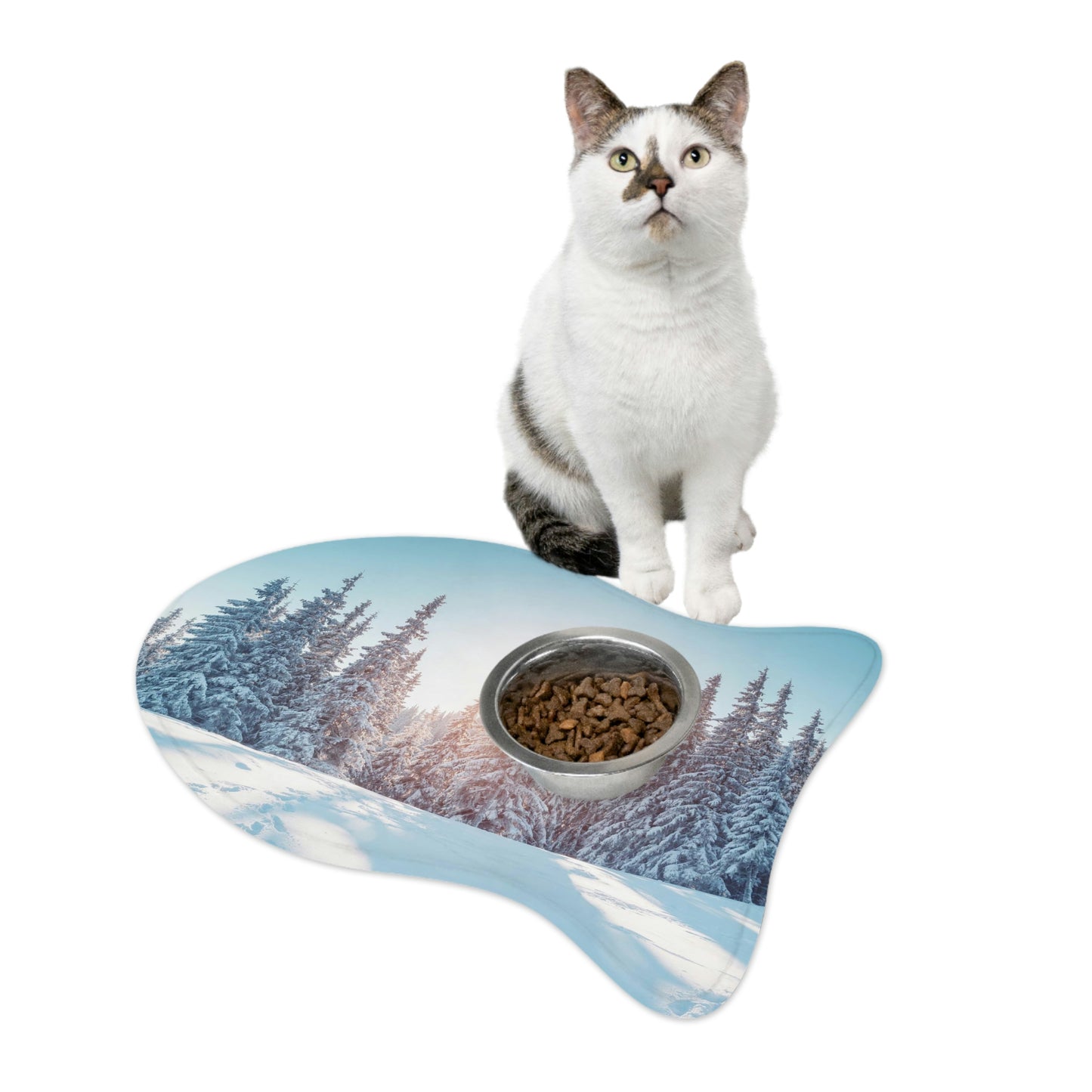 Snowscape - Pet Feeding Mats