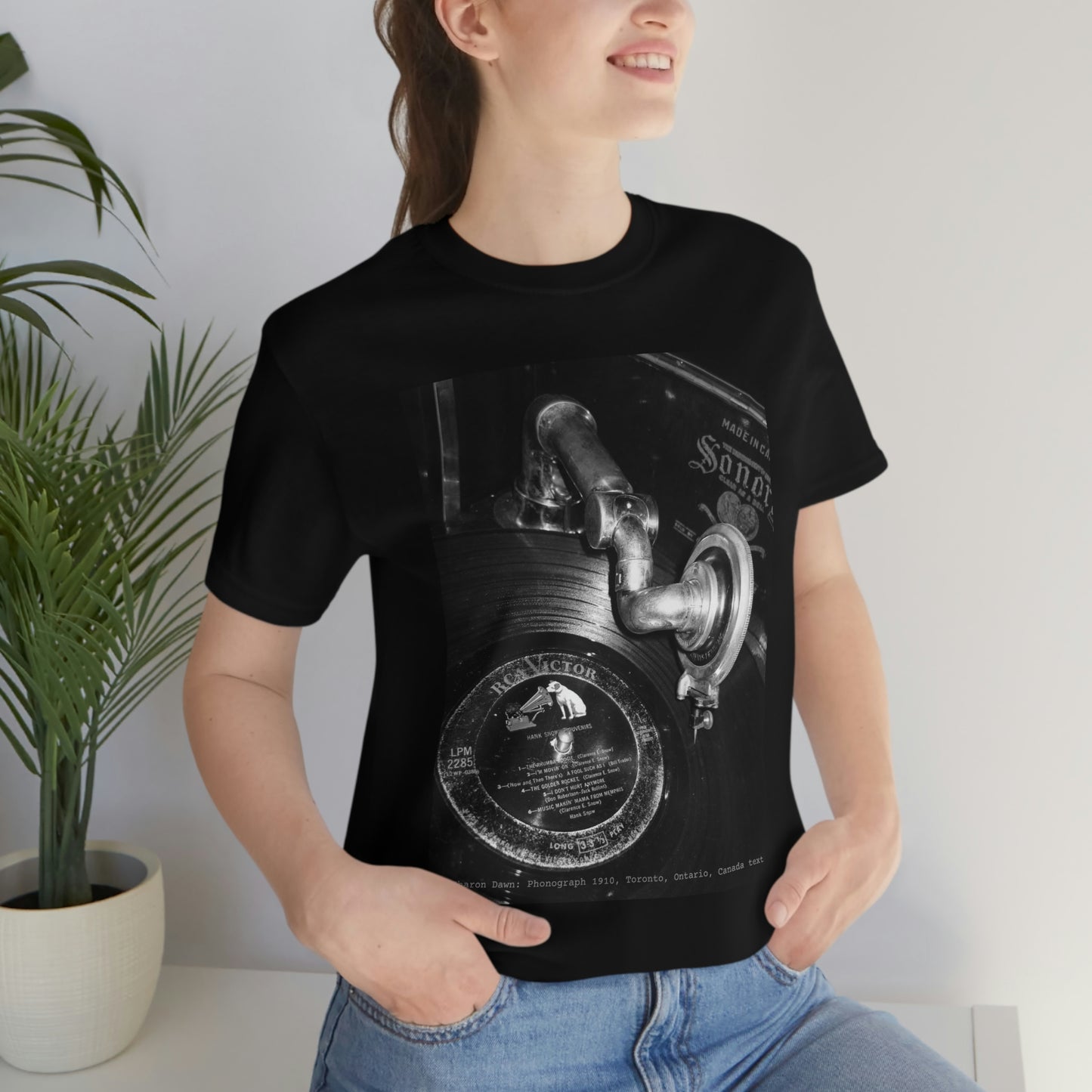 Phonograph 1910 - Unisex Jersey Short Sleeve Tee ~ Sharon Dawn Collection