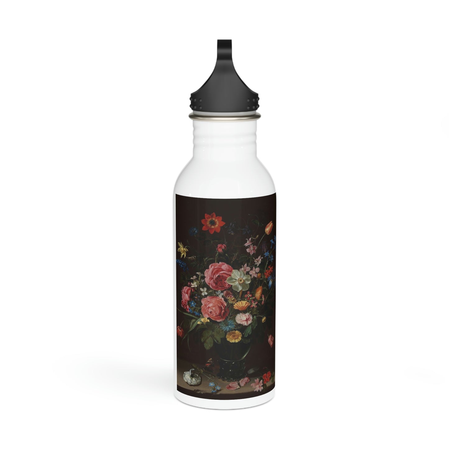 Bouquet of Flowers - Clara Peters 1612 - Stainless Steel Water Bottle ~ Sharon Dawn Collection