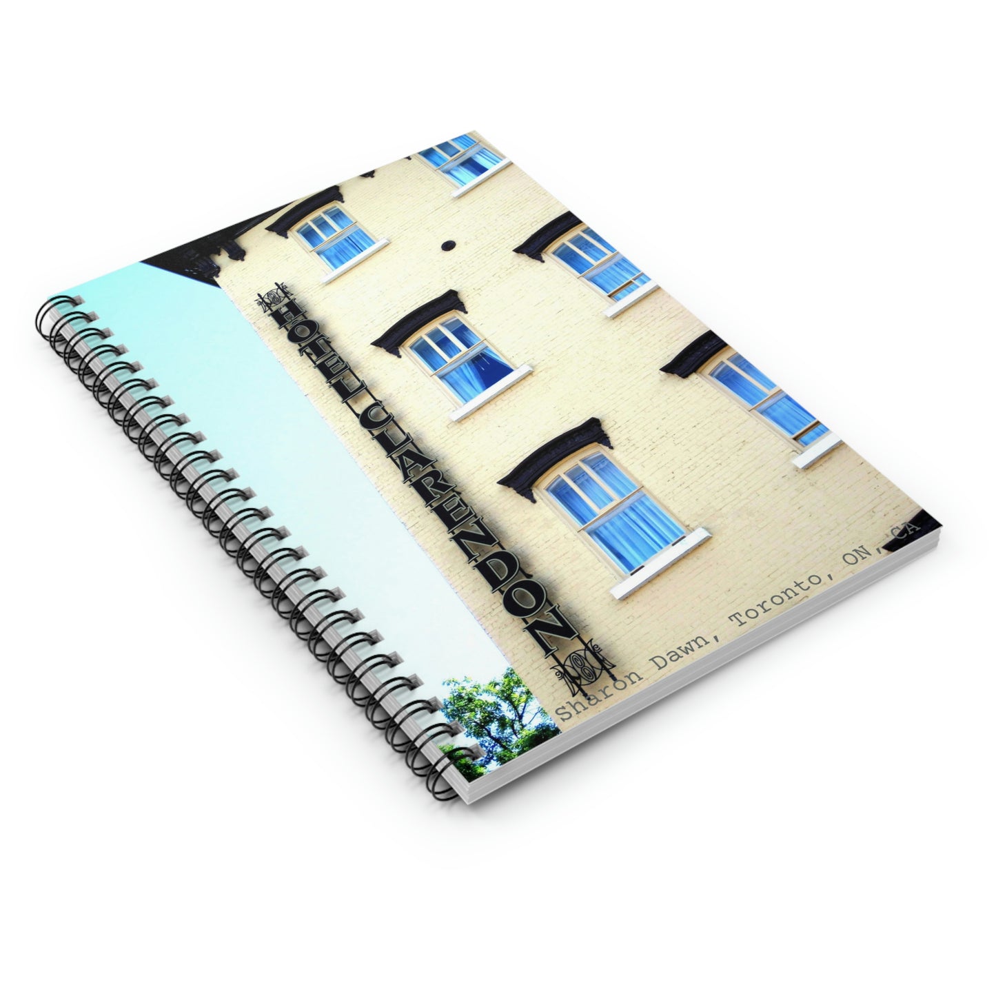 Hotel Clarendon - Spiral Notebook - Ruled Line ~ Sharon Dawn Collection
