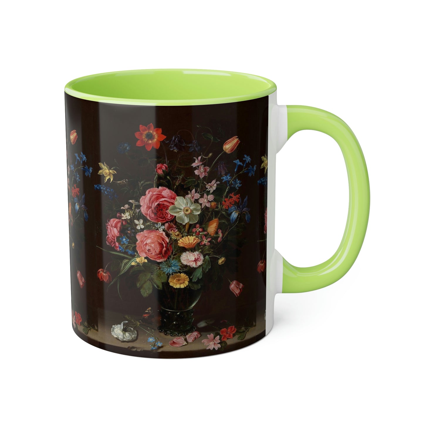 A Bouquet of Flowers - Clara Peters 1612 - Accent Mugs, 11oz - Limited Edition