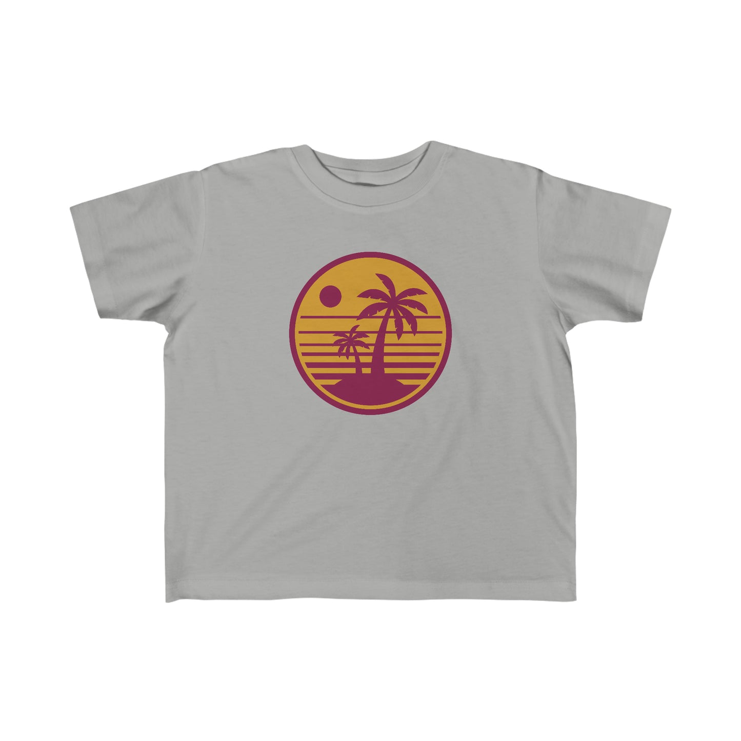 Retro Beach Sunset - Kid's Fine Jersey Tee ~ Sharon Dawn Collection